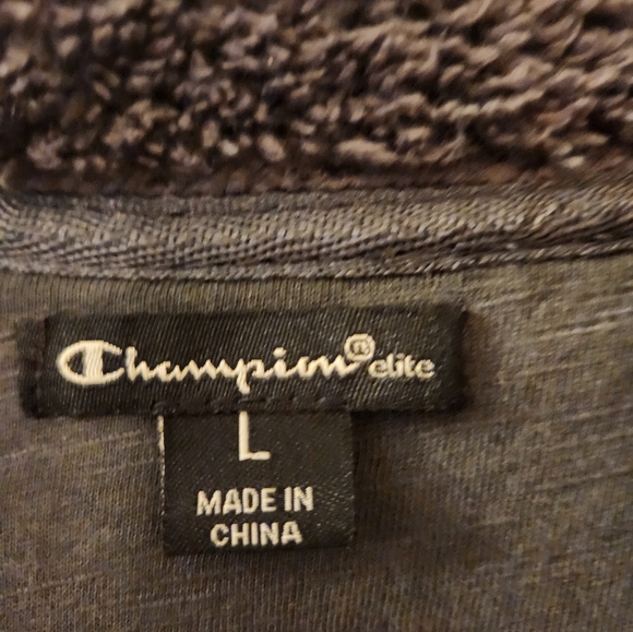 Champion Elite Men's Gray 1/4 Zip Pullover Sweater Size Large NWT - Picture 5 of 11